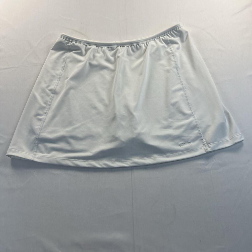 Avis Women's White Skort Skirt Stretch Athletic Golf Tennis Pickleball